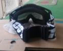 Nuova-maschera100%BlackMirror-racecraft2(tg.Uni)lenti specc.Antifog/Uv